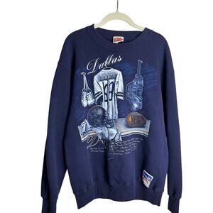 Vintage Nutmeg Mills NFL Dallas Cowboys Michael Irvin Sweatshirt Football Large